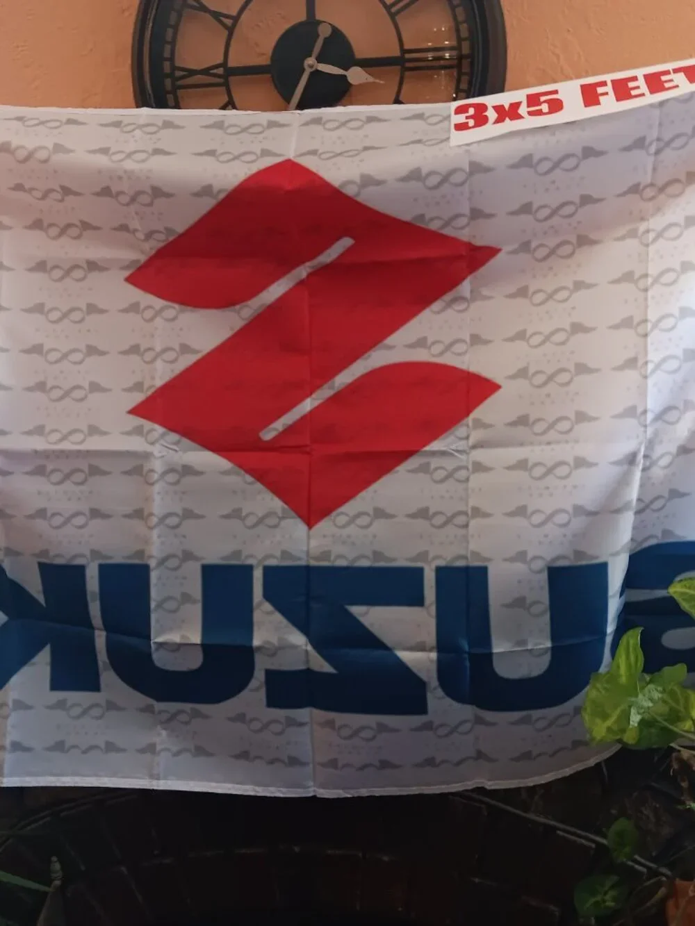 Suzuki Motorcycle 3x5 Feet Flag Automobile